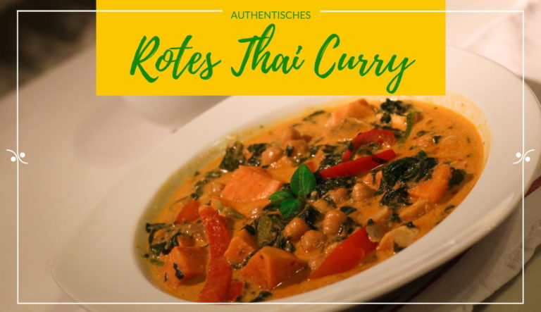 Authentisches Rotes Thai Curry Titelbild