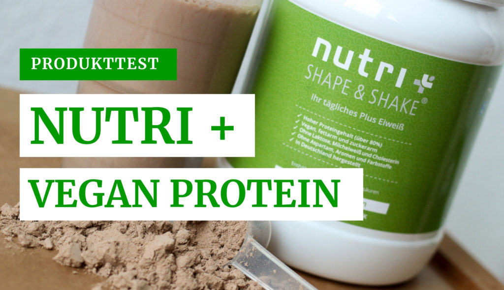 Produkttest Nutri Plus Vegan Protein
